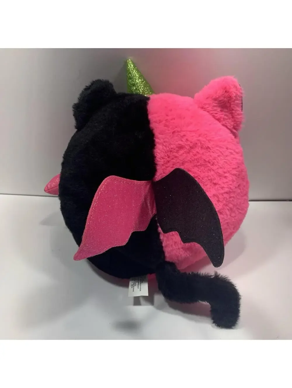 Rainbocorns Kittycorn Black & Pink Green Glitter Halloween Mummy Plush 9